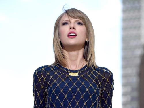 Taylor Swift Blue and Gold Shirt